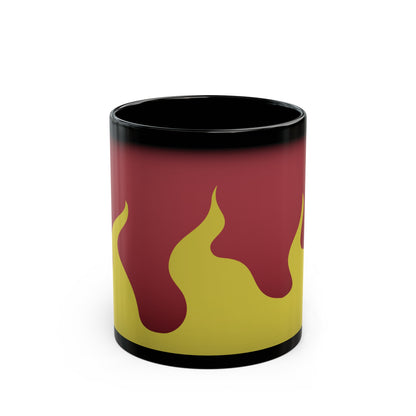 "Flame Kid" 11oz Black Mug