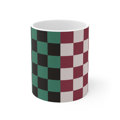 “Oni Slayer” Checker Mug 11oz