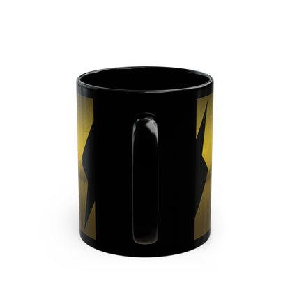 Lightning Storm 11oz Black Mug