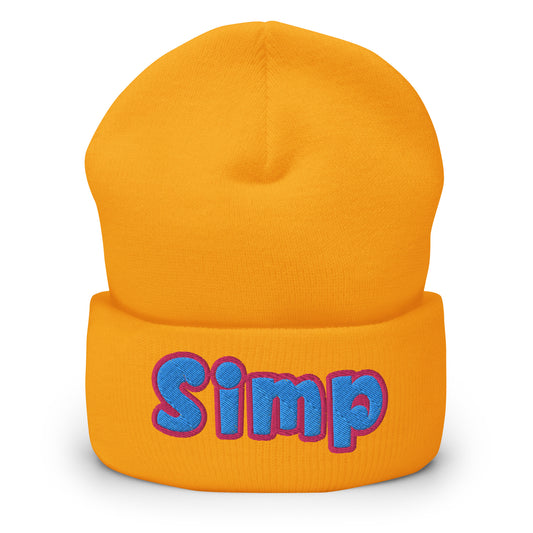 "Simp" Cuffed Beanie