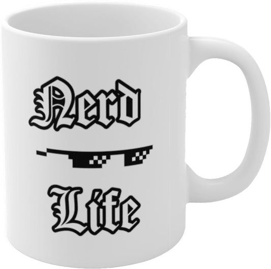 "Nerd Life" 11oz Mug Mug Printify 