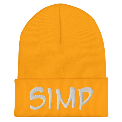 "SIMP" Cuffed Beanie Sage Graphics 