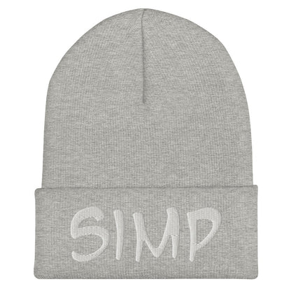 "SIMP" Cuffed Beanie Sage Graphics 