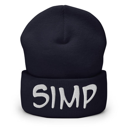 "SIMP" Cuffed Beanie Sage Graphics 