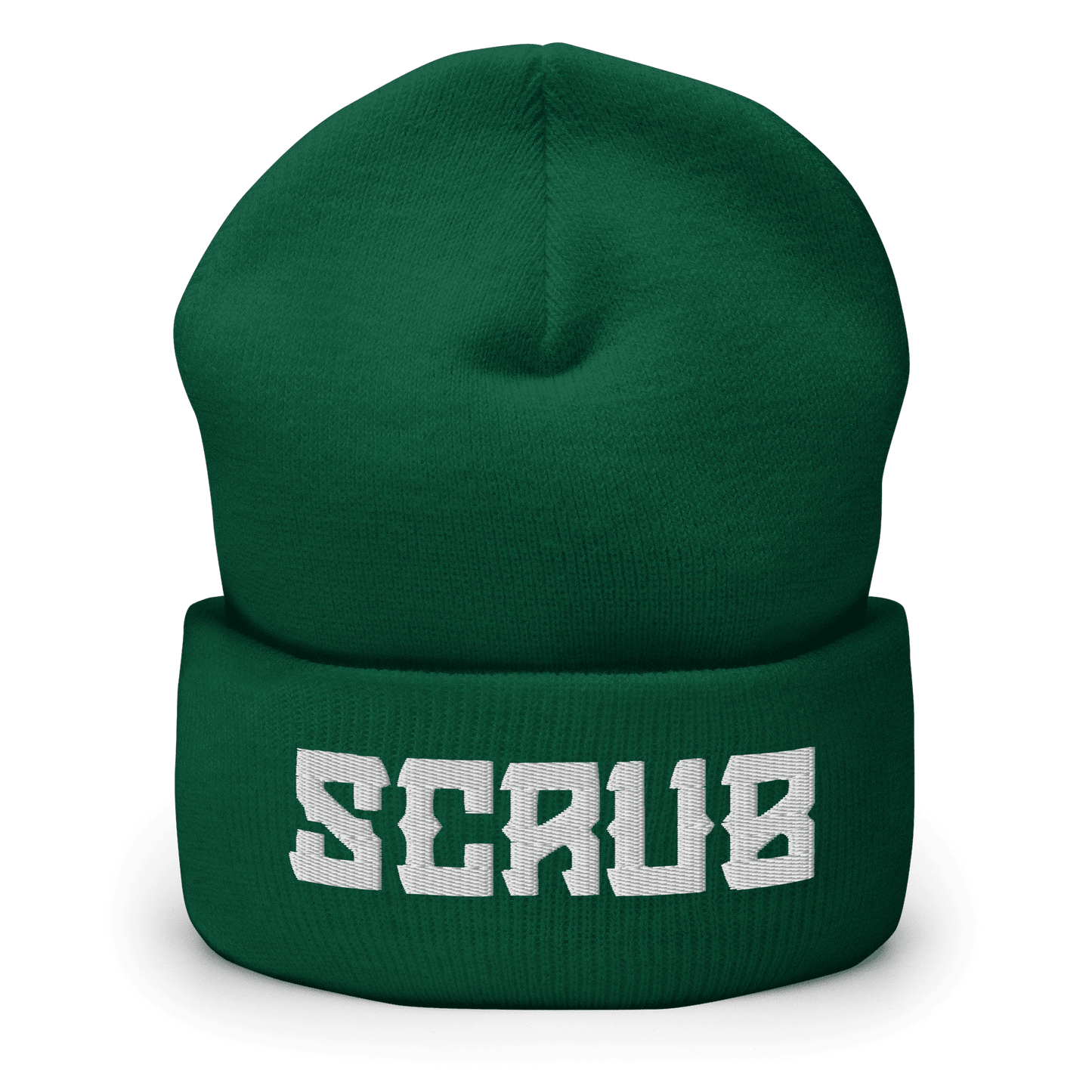 "Scrub" Cuffed Beanie Sage Graphics Spruce 