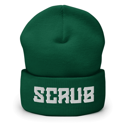 "Scrub" Cuffed Beanie Sage Graphics Spruce 