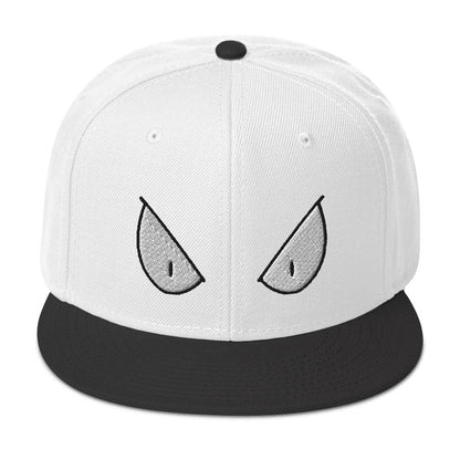 Sinister I Snapback Hat Sage Graphics Black / White / White 