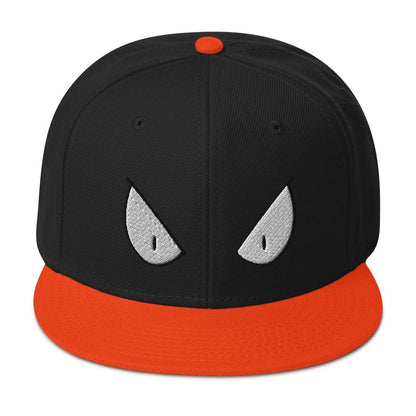 Sinister I Snapback Hat Sage Graphics Orange / Black / Black 