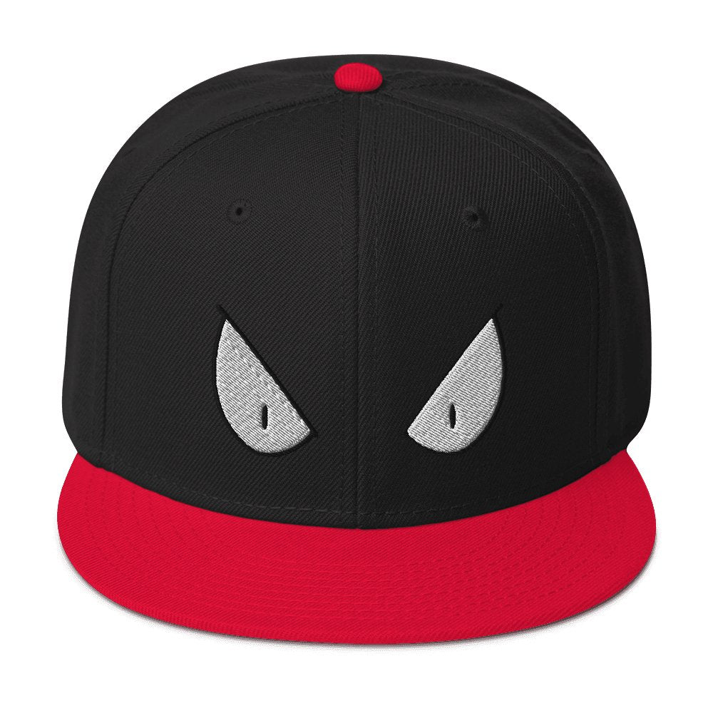 Sinister I Snapback Hat Sage Graphics Red / Black / Black 