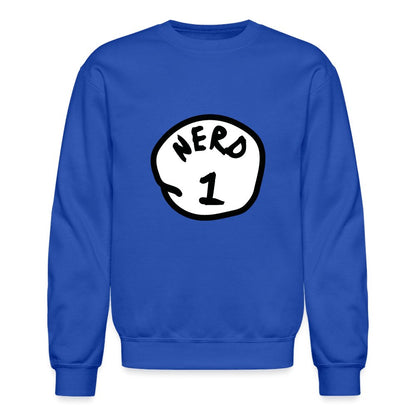 Nerd 1 Sweatshirt - royal blue