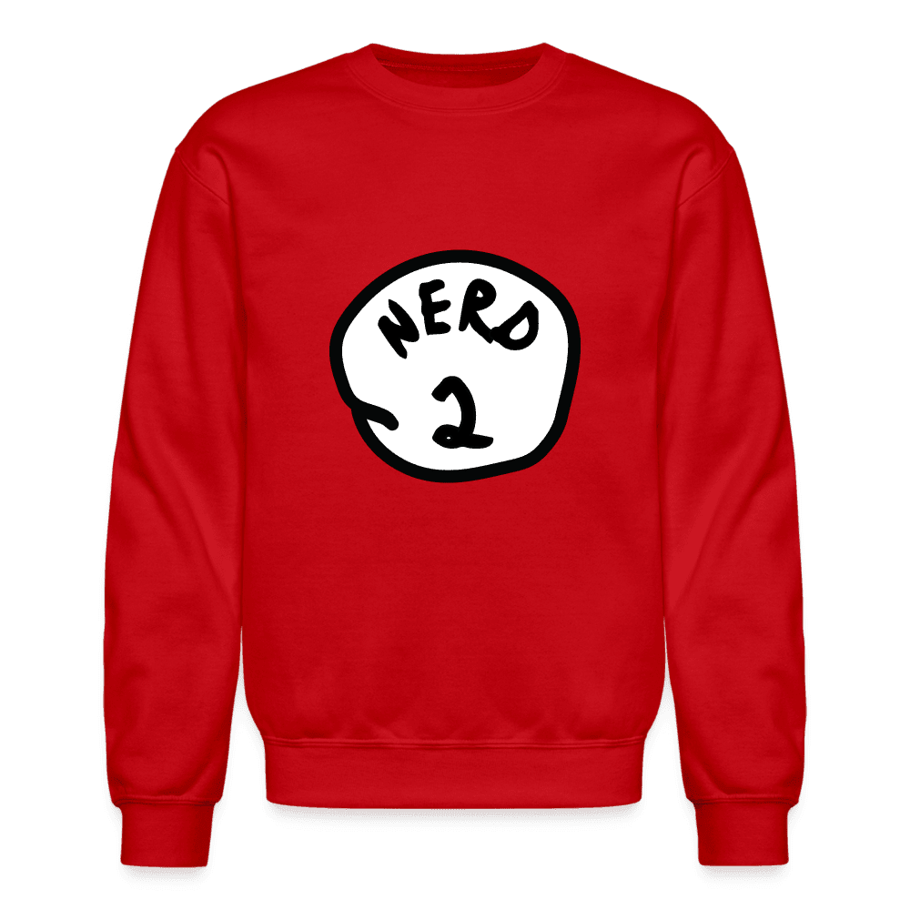 Nerd 2 Sweatshirt - red