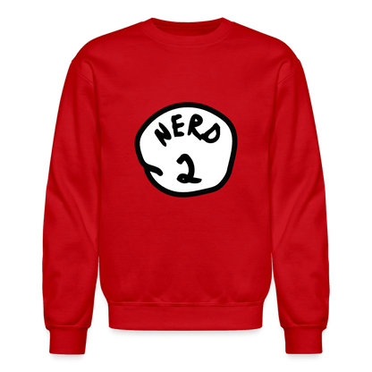 Nerd 2 Sweatshirt - red