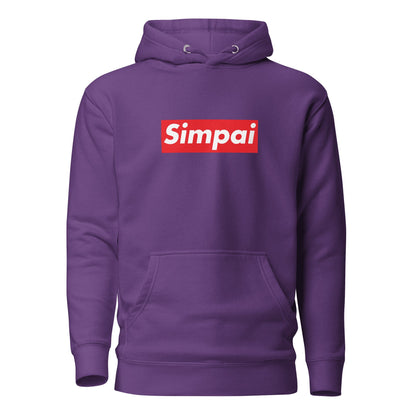 "Simpai" Unisex Hoodie Sage Graphics Purple S 