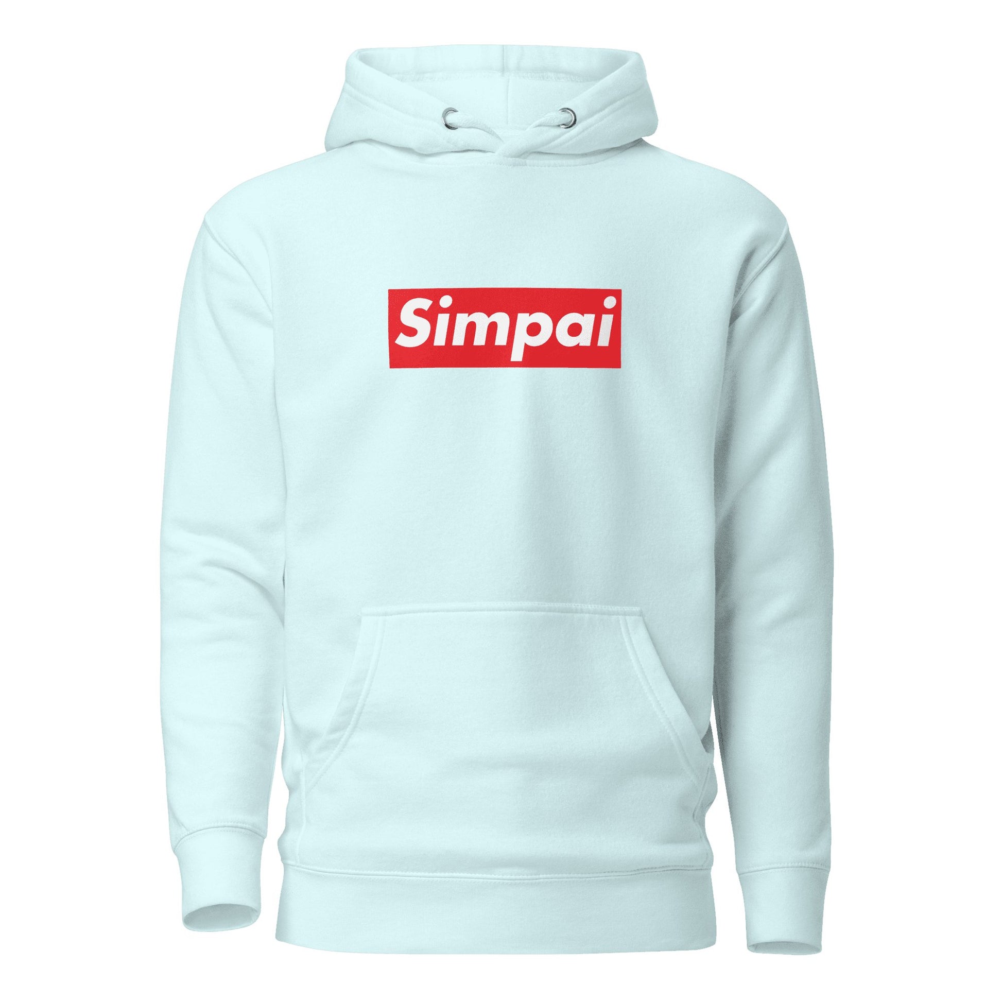 "Simpai" Unisex Hoodie Sage Graphics Sky Blue S 