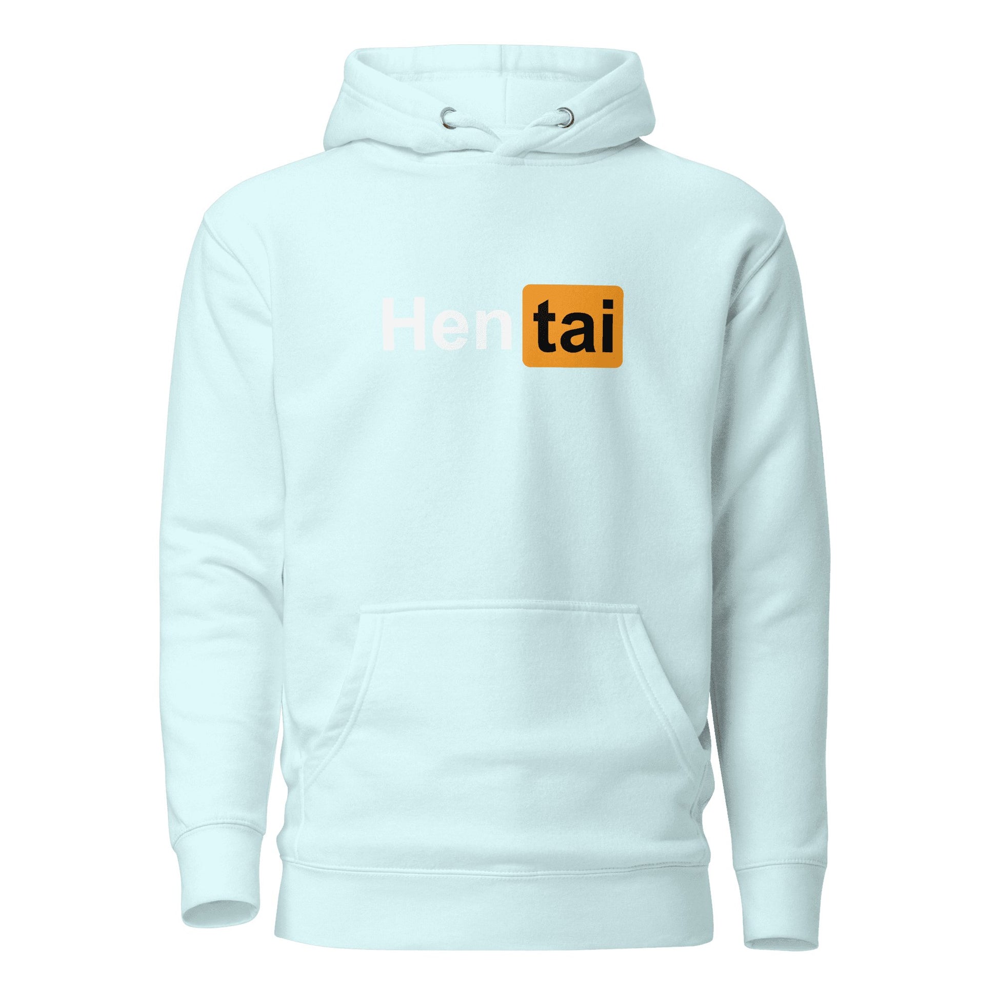 "Hentai" Unisex Hoodie Sage Graphics Sky Blue S 